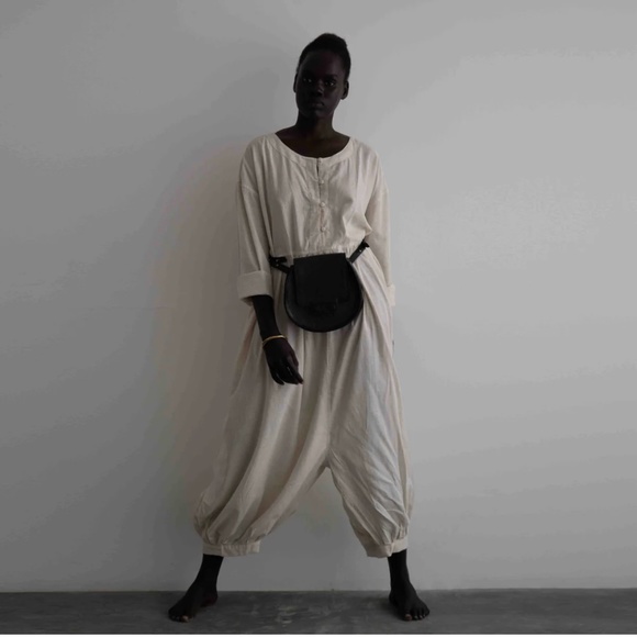 LUNE - BUTTERMILK BLOOMER JUMPSUIT - Picture 2 of 8